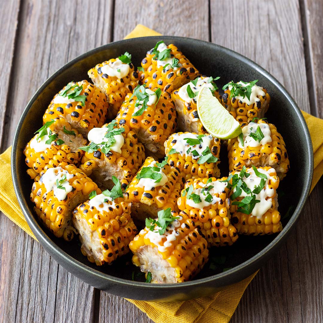 Cheese garlic corn