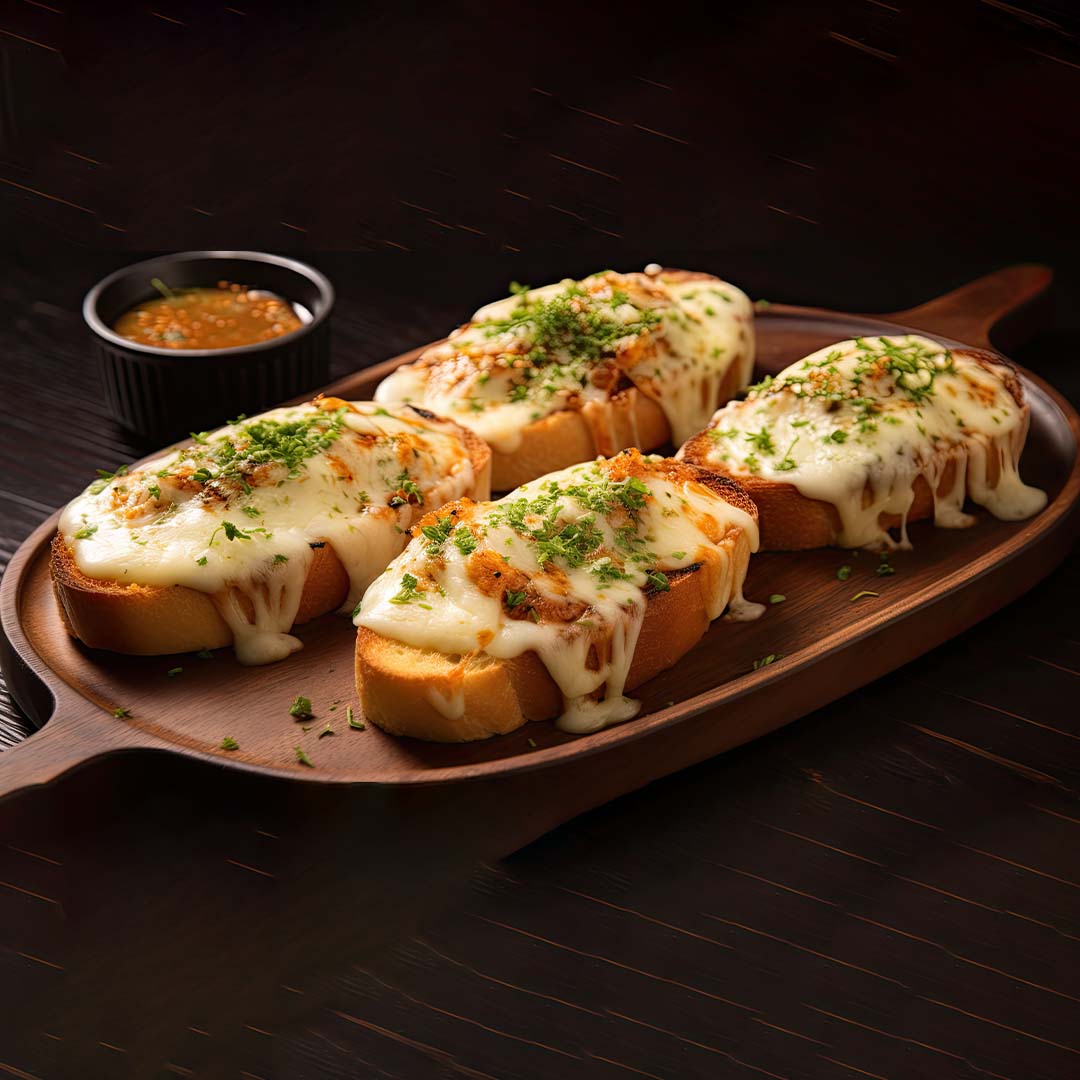 Cheese garlic bread