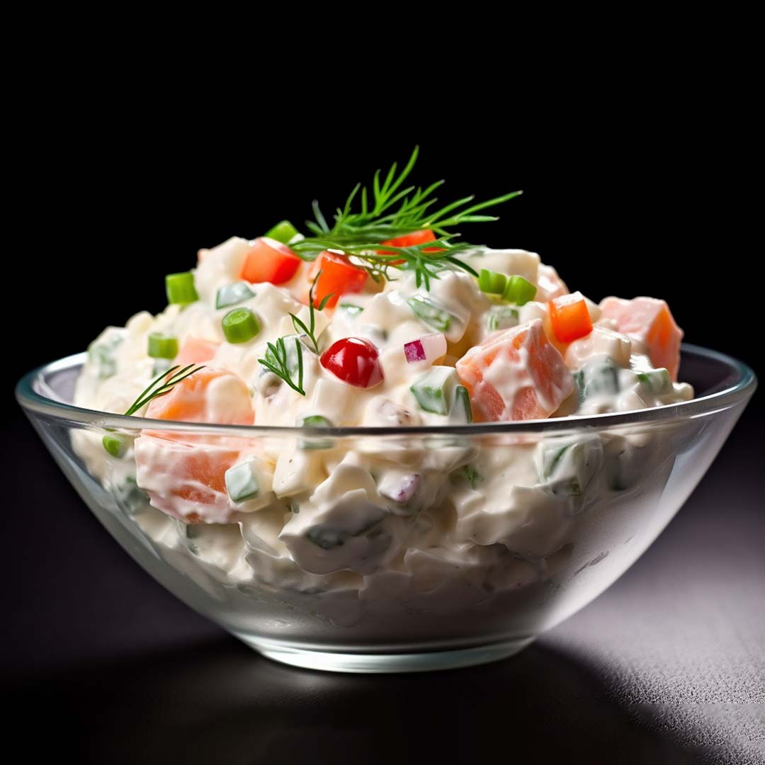 Curd veg salad