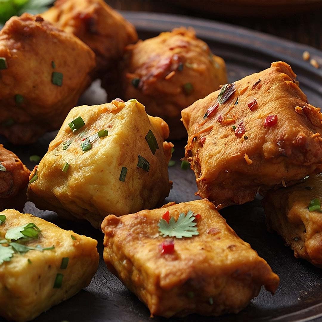 Fried panner packets