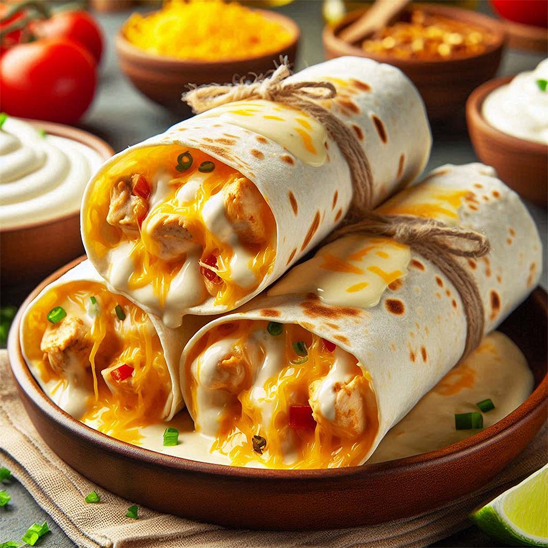 Veg cheesy wrap